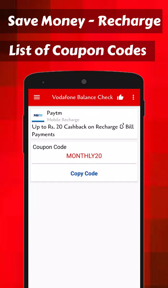 Descarga de APK de App for Vodafone Balance Check & Vodafone Recharge para  Android