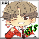 Cute BTS Chibi Wallpaper APK