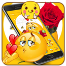 Emoji Cute Yellow Face Theme APK