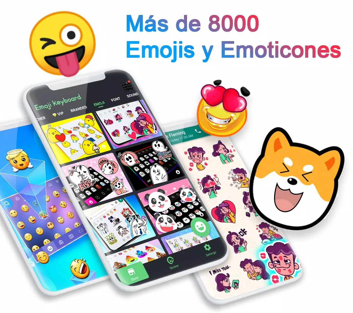 Descarga de APK de Teclado Emoji-GIFs,Stickers para Android