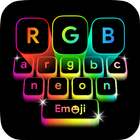 Neon Led Keyboard: Emoji, Font أيقونة