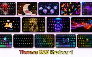 1 Schermata Neon Led Keyboard: Emoji, Font