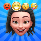 Visage emoji - Drôle de tête icône