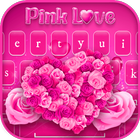 ikon Pink Love Keyboard