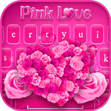 Pink Love Keyboard icône