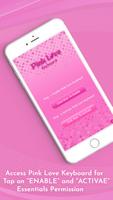Pink Love Keyboard Ekran Görüntüsü 1