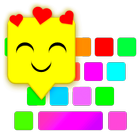 Emoji Keyboard: LED Themes, Cool Emoticon & Symbol ไอคอน