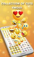 Emoji Keyboard: LED Themes, Cool Emoticon & Symbol پوسٹر