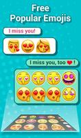 TouchPal Emoji Keyboard: AvatarMoji, 3DTheme, GIFs اسکرین شاٹ 1