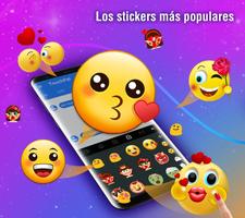 Teclado TouchPal Emoji-Emojis, pegatinas,GIF,temas captura de pantalla 1