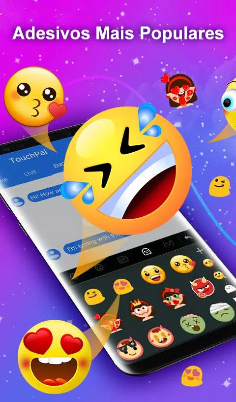 Download do APK de Teclado TouchPal Emoji- Emoji, adesivos& temas para  Android