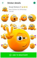 Stickers Emoji pour WhatsApp Affiche