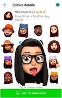 1 Schermata Adesivi Emoji per WhatsApp