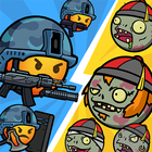 Emoji vs Zombie: Merge Battle icono