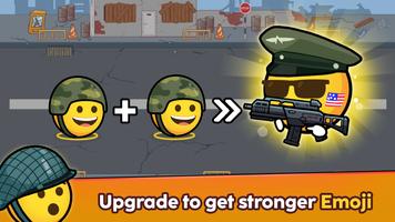 Emoji vs Zombie: Merge Battle captura de pantalla 3