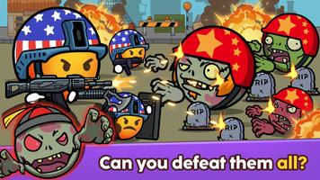 Emoji vs Zombie: Merge Battle 포스터
