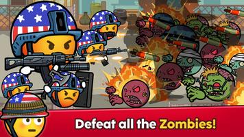 Emoji vs Zombie: Merge Battle captura de pantalla 2