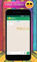 Emoji Letter Sticker Maker – E poster