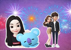 3D avatar creator, Emoji maker الملصق
