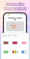 Emoji Battery: Widget Bar اسکرین شاٹ 3