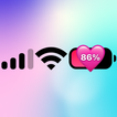 Emoji Battery Status Bar icono