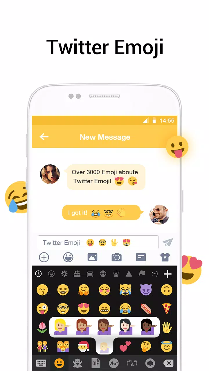 Tải xuống APK Emoji keyboard - Cute Emoji cho Android