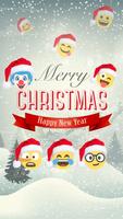 Christmas Emoji Affiche
