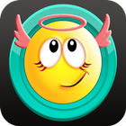 Cute Smiley Gif Emoji Sticker Zeichen