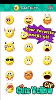 Cute Smiley Gif Emoji Sticker تصوير الشاشة 1