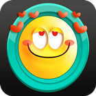 Cute Emoji Smiley Stickers ícone