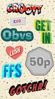 Britmoji - Slang sticker for chat syot layar 1