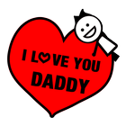 Free Father's Day Sticker GIF simgesi