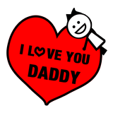 Free Father's Day Sticker GIF-icoon