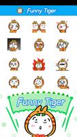 Free Cute Tiger Sticker GIF capture d'écran 3