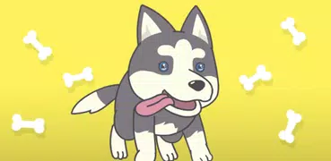 Husky Emoji Animated Sticker for Messenger