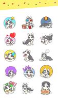 Husky Emoji syot layar 1