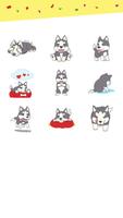 Husky Emoji syot layar 2