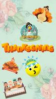 Happy Thanksgiving Day Stickers स्क्रीनशॉट 2