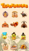 Happy Thanksgiving Day Stickers स्क्रीनशॉट 3