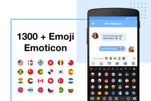 Funny Emoji for Emoji Keyboard imagem de tela 2