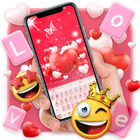 Emoji keyboard - Love Themes أيقونة