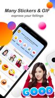 2 Schermata Emoji Love GIF Stickers for WhatsApp
