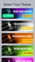 برنامه‌نما Emoji Smart Neon keyboard عکس از صفحه