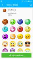 3D Emoji Stickers - WAStickerApps 截圖 3