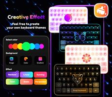 LED Keyboard:Emojis,Neon,Color ภาพหน้าจอ 2