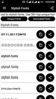 Stylish Fonts الملصق