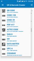 QR & Barcode Creator - Generate 10+ QR & Barcodes تصوير الشاشة 2