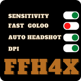 ffh4x mod menu fire hack ff icône