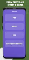 FFiMotes - emotes & dances And Video تصوير الشاشة 3