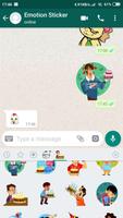 برنامه‌نما Emotion Sticker For Whatsapp - WAStickers عکس از صفحه